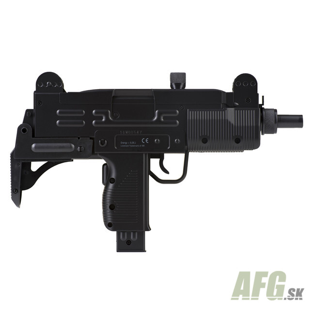 Pistolet Mitrailleur Mini UZI IWI Co2 Blowback 2 Joules - Noir