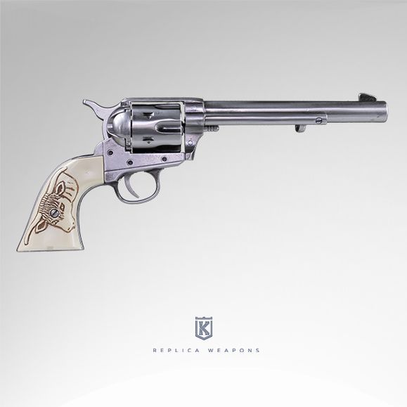 Replika revolver Colt - 45 LONG 1873, nikel